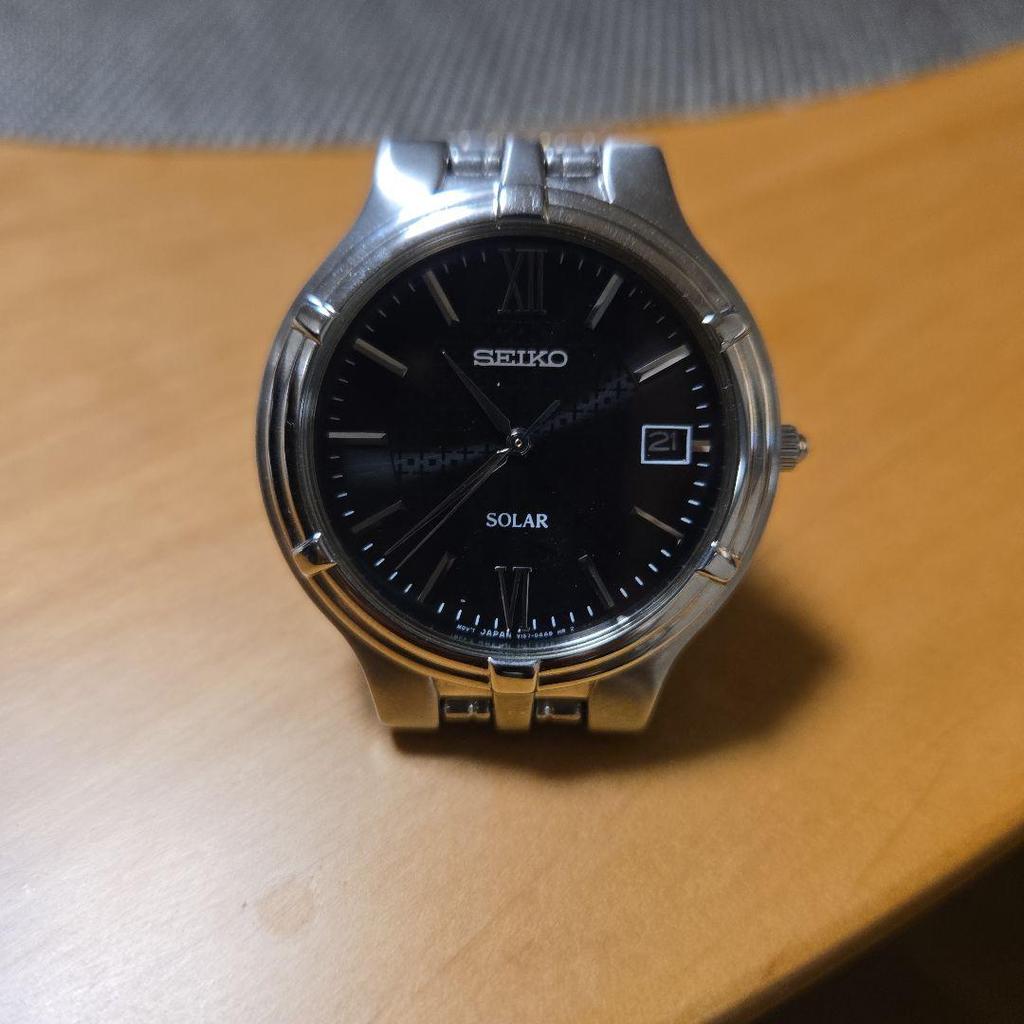 [USED] SEIKO solar watch, 50m water resistant