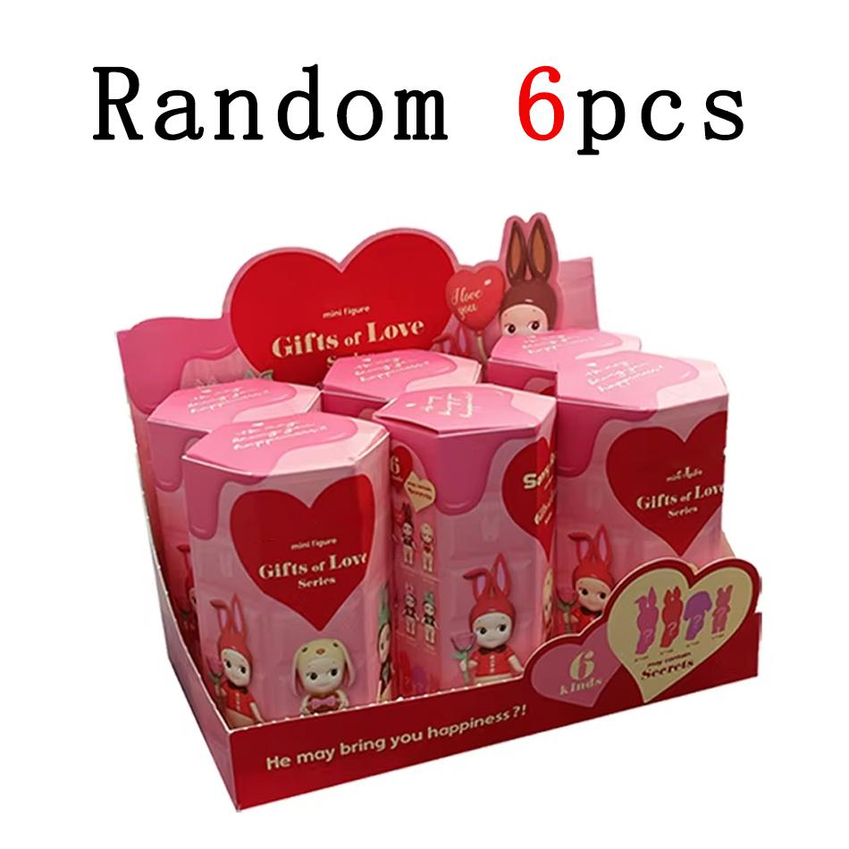 High quality Dinosaur and love Series Cute Cartoon Doll Mini Mystery Box Collectible Anime Figurine Car Decor Birthday Gift