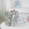 Large-capacity layer bento bag, casual office workers bring meals, portable lunch bags, and hand-carried lunch box bags.