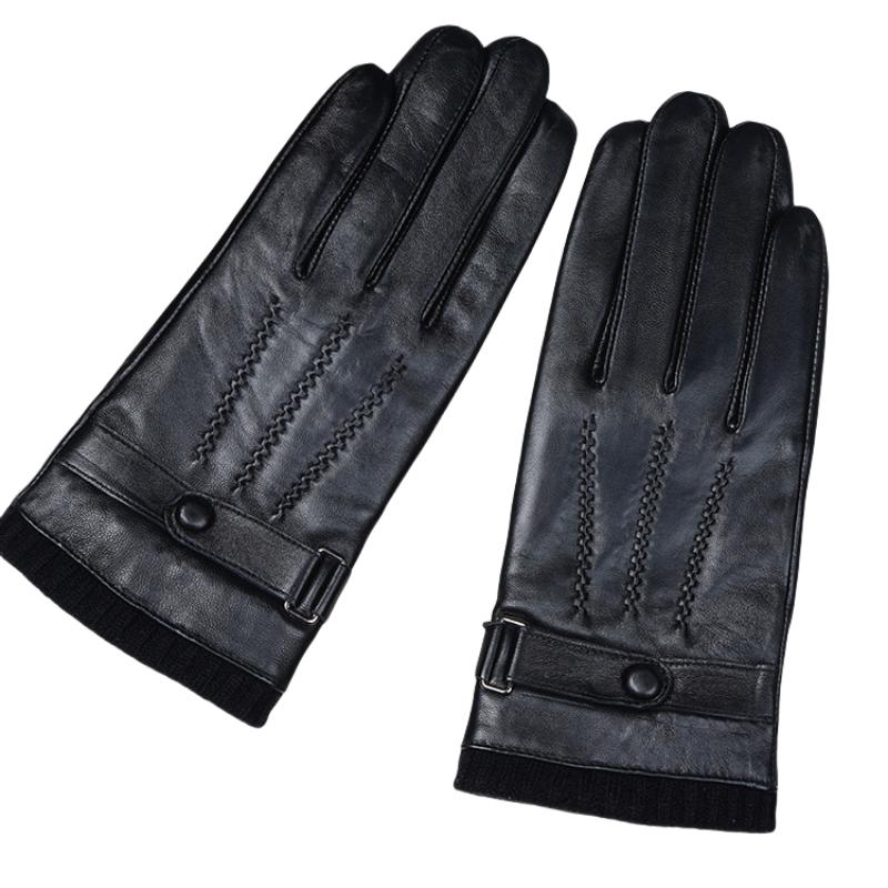 

Кожаные перчатки Электросамокат Мужские Зимние Сенсорные с Шерстяной Утепленной Теплой Мотоциклетные для Езды Вождения Ветрозащитные Флисовые Перчатки XL