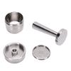 Reusable Coffee Pod Fit for Illy X7 Y3 Y5 Coffee Machine Refillable Stainless Steel Coffee Capsule Coffee Tamper Spoon Brush