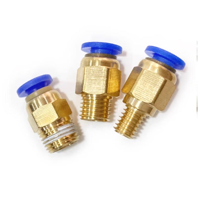 PC10-02 External Thread Straight Air Connector