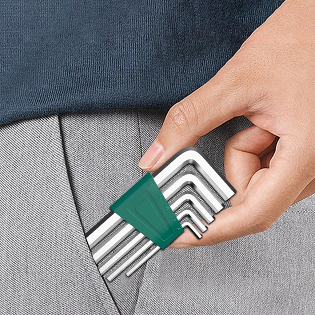 8 Rust Resistant Hex Wrench Set Hexagon Spanner Hand Tools Compatible for Bicycles Motorcycles Vehicles Furniture