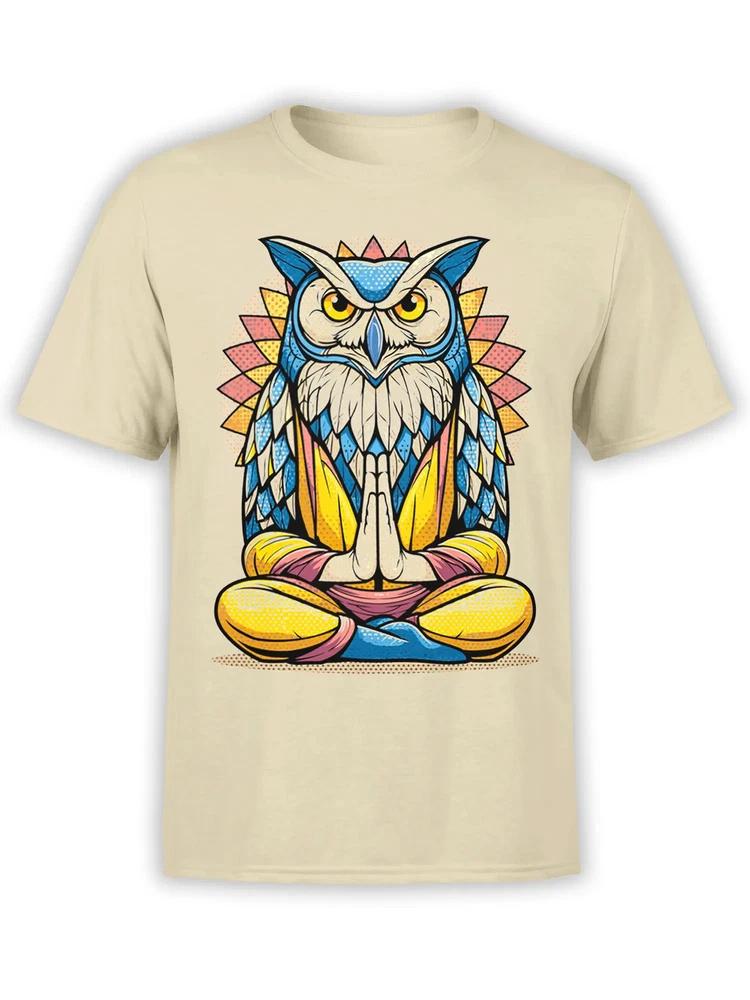 Zen Owl Yoga TShirt Unisex S