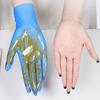 50Pcs Disposable Nitrile Gloves Powder Free Latex Work Gloves Stretchable Puncture Resistant Protective Safety