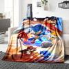 1Pc Sonic Adventure Team Sonic Blanket For Couch Bed Plush Cozy Fuzzy Blanket Super Soft Warm Blankets For Fall And Winter 0918237