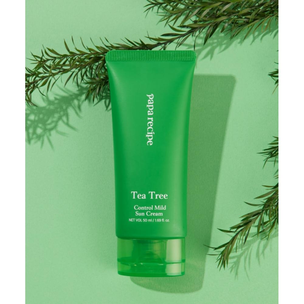 

Paparecipe Tea Tree Control Мягкий солнцезащитный крем 50 мл FREE