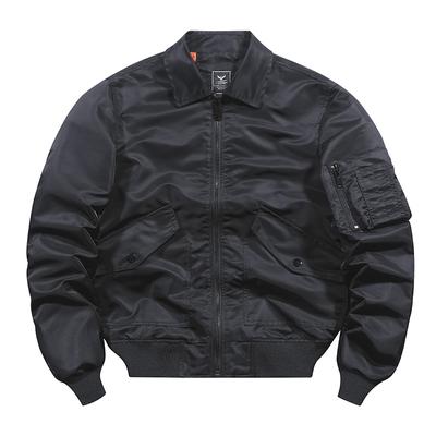 Herbst und Winter Reversjacke Bomberjacke Herren Fliegerjacke