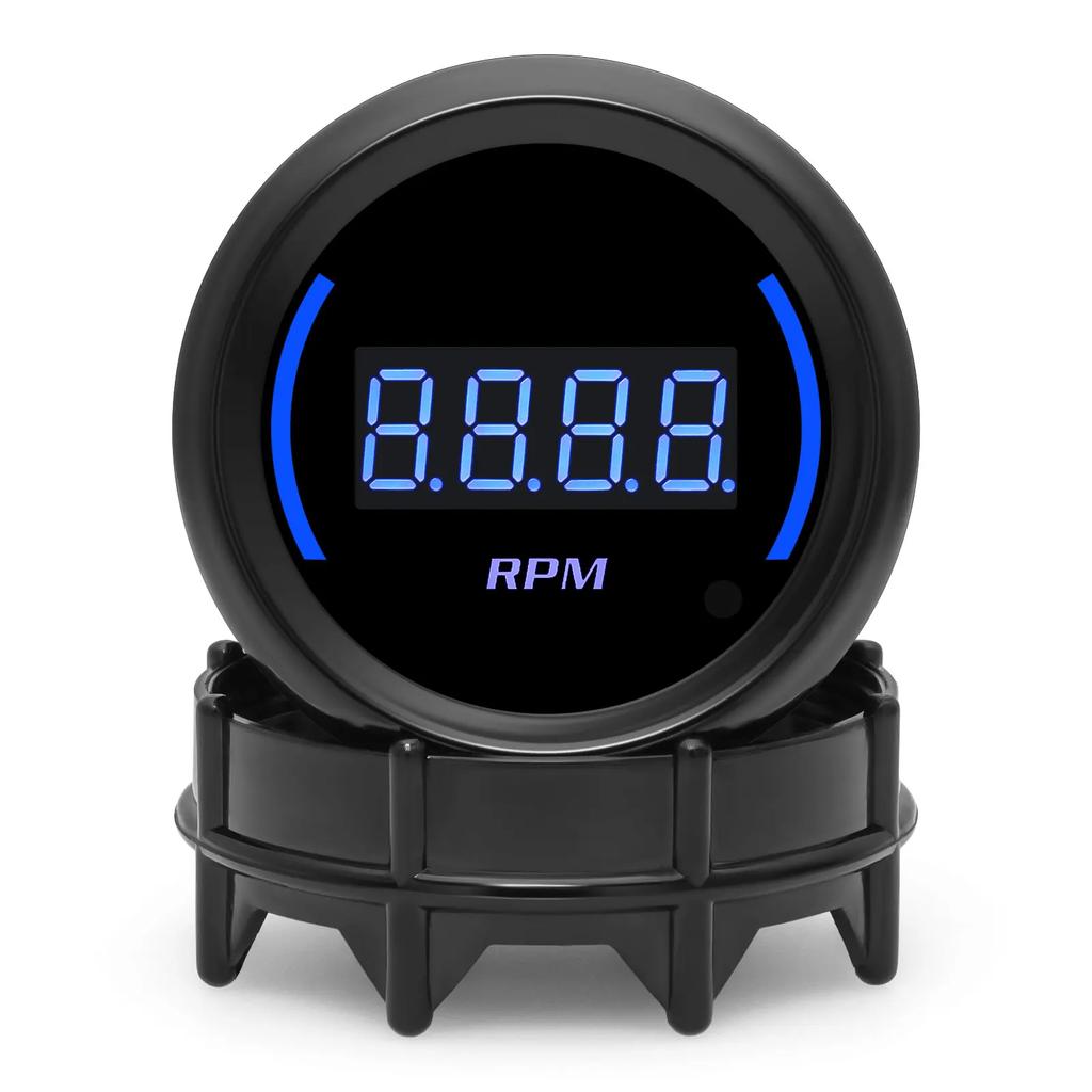 52mm Car Turbo Boost Gauge Water Temp Tachometer Oil Temp Oil Pressure Vacuum Voltmeter EXT Temp Meter With Atmosphere Light 12V