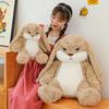 Fluffy Bunny Plush Toy Pillow Stuffed Animal Cute Birthday Gift For Girls 30-60cm