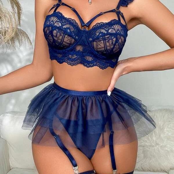 High-End European and American Sexy Lingerie Set