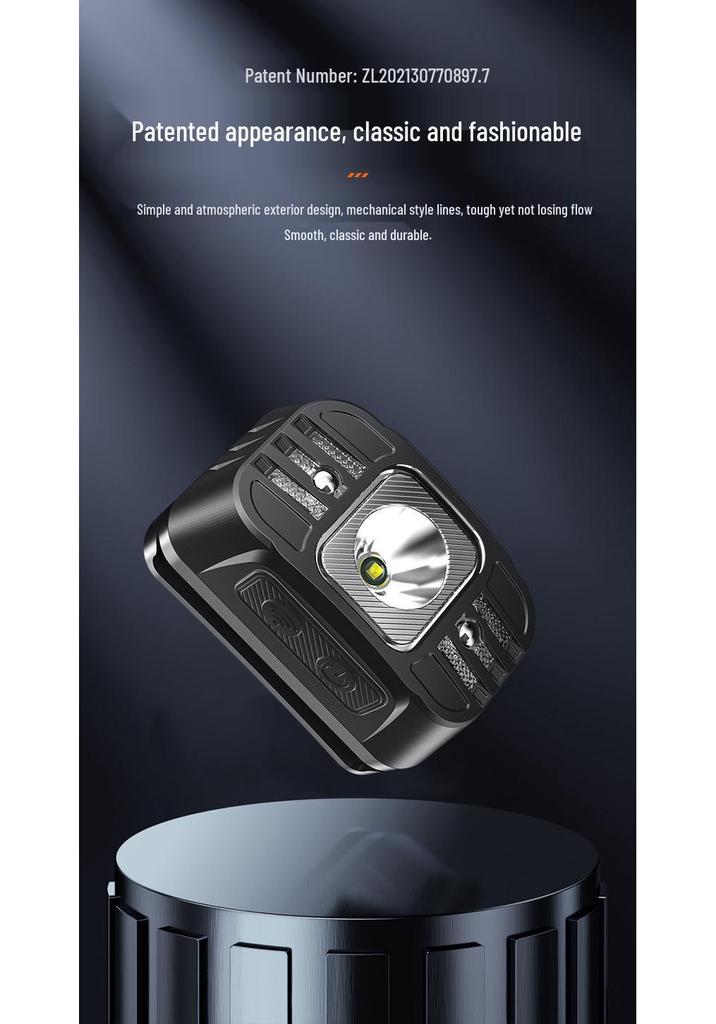Shenhuo Rechargeable Headlamp with Strong Light and Induction for Outdoor Wilderness and Night Fishing
