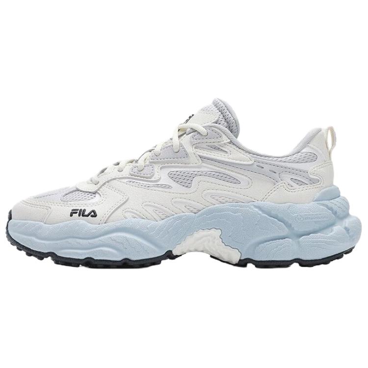 

Новые кроссовки FILA Fern износостойкие низкие повседневные женские туфли бело-серо-синие F12W521119FPO 38.5