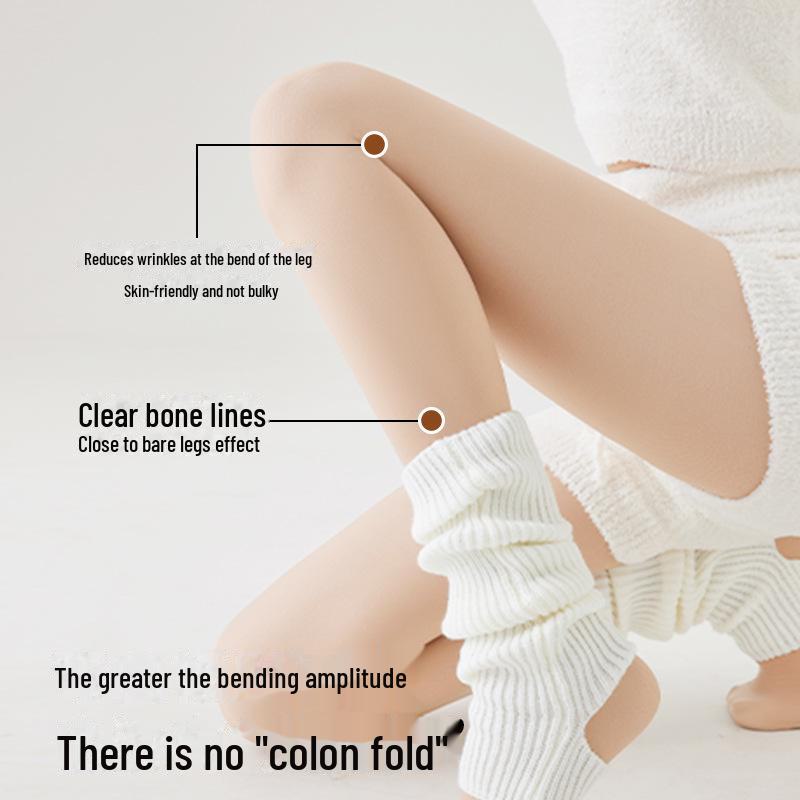 Damen Doppel-Lagen Warme Samt Nude Strumpfhose: 720-Nadel Verdickung für Herbst & Winter