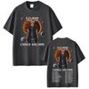 Rapper Chris Brown Eclipse Tour 2026 Concert Tshirt Fan gifts Unisex Women Fashion Hip Hop TShirt Cotton Casual Oversized Tshirts