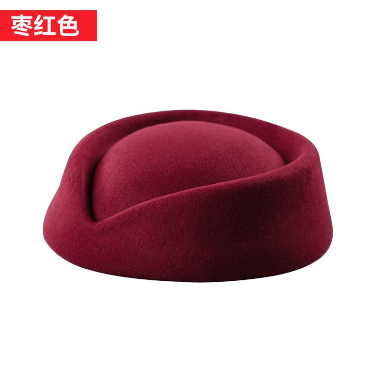 Ladies Flight Attendant Hat Diy Stewardess Hat Women Air Cap Cosplay Hostess Airline Costume Pillboxwom Stage Performance Hat