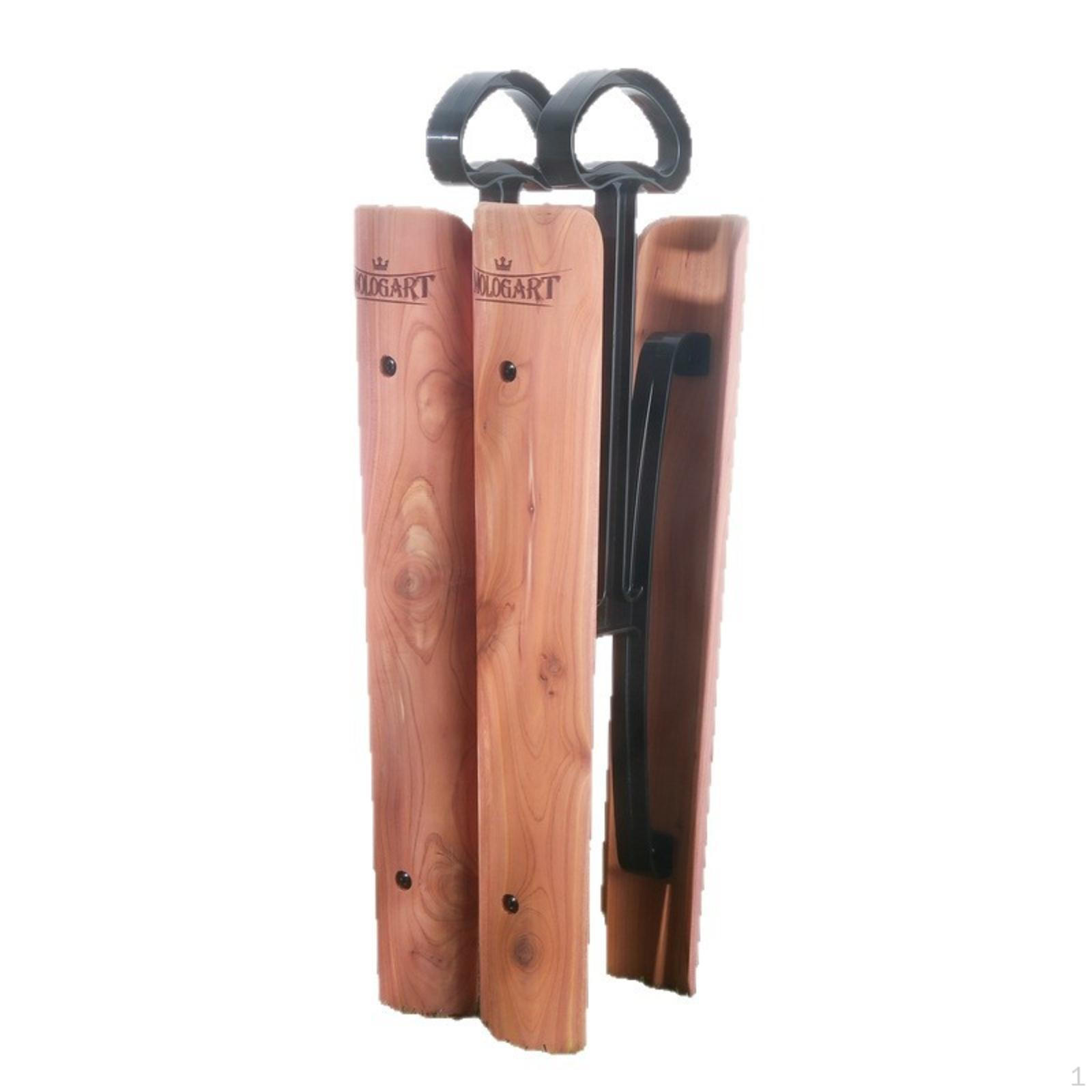 Schuhspanner Zeder mit Griff Holz-Organizer für Schrank, Zuhause beige