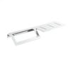 White Bathroom Shelf Wall Mounted Towel Rack Towel Bar Aluminum Bathroom Shower Shelf Towel Storage Rack Bathroom Accessories