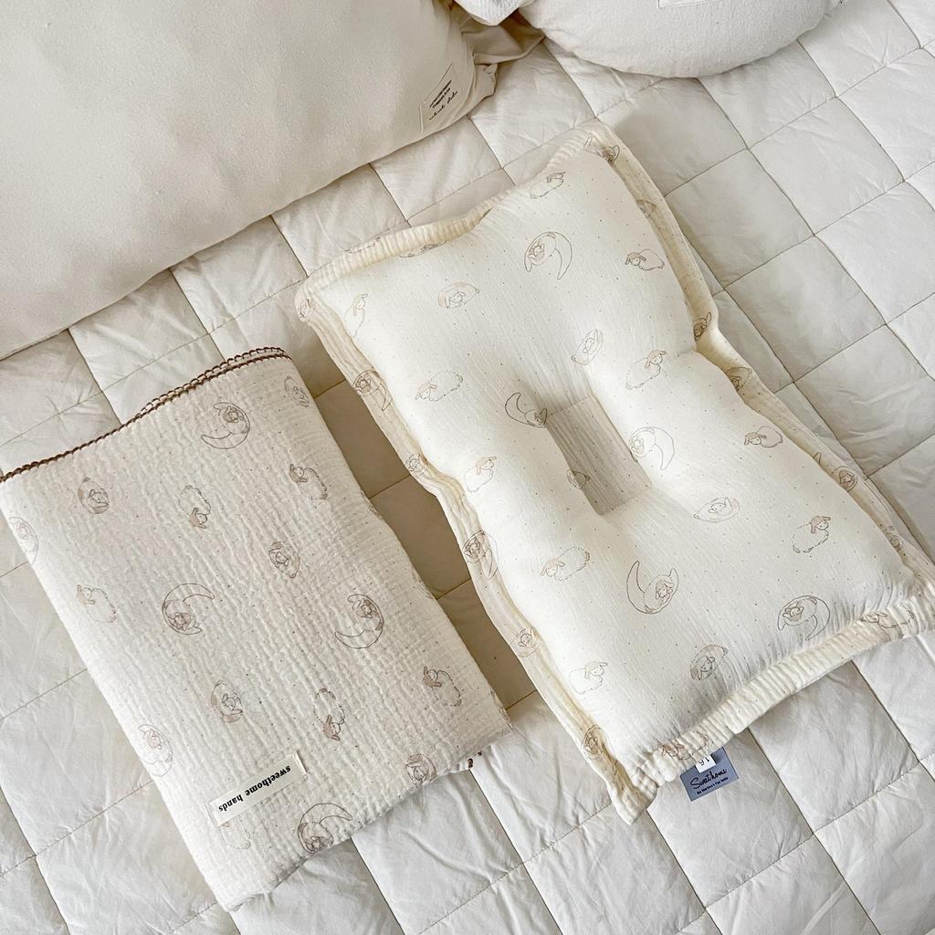 A-Listen Blogger Stil Baby Mullwindel Decke & Pucktuch aus reiner Baumwolle