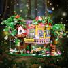 840 Piece Tree House Building Sets,Girls Creative Forest House Building Blocks Kit,STEM Friends Friendship Tree House with Swing Animals