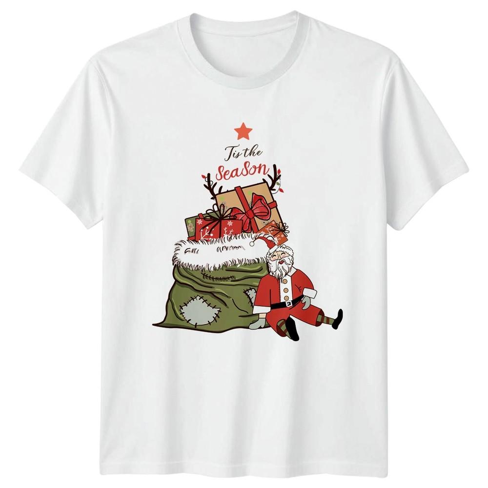 Tis The Season Christmas Holidays Unisexs Unisexs Graphic Tee S