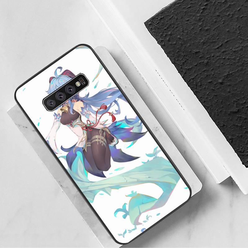 Pouzdro na telefon Genshin Impact Gan Yu pro Samsung Galaxy S7 Edge Plus S9 S20Plus S20ULTRA S10lite S225G S10 Case