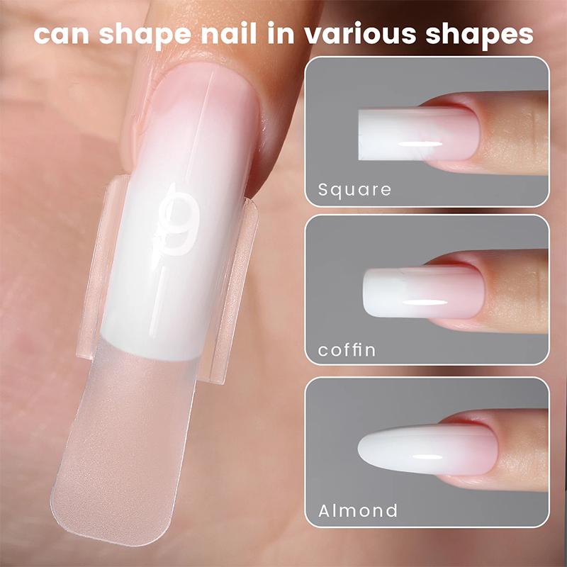 60/120/240 Pezzi Forme Doppie per Unghie a Sandwich Forme per Estensioni Unghie Ovale Forma Superiore e Inferiore Per Estensioni Unghie Veloci Strumenti per Manicure