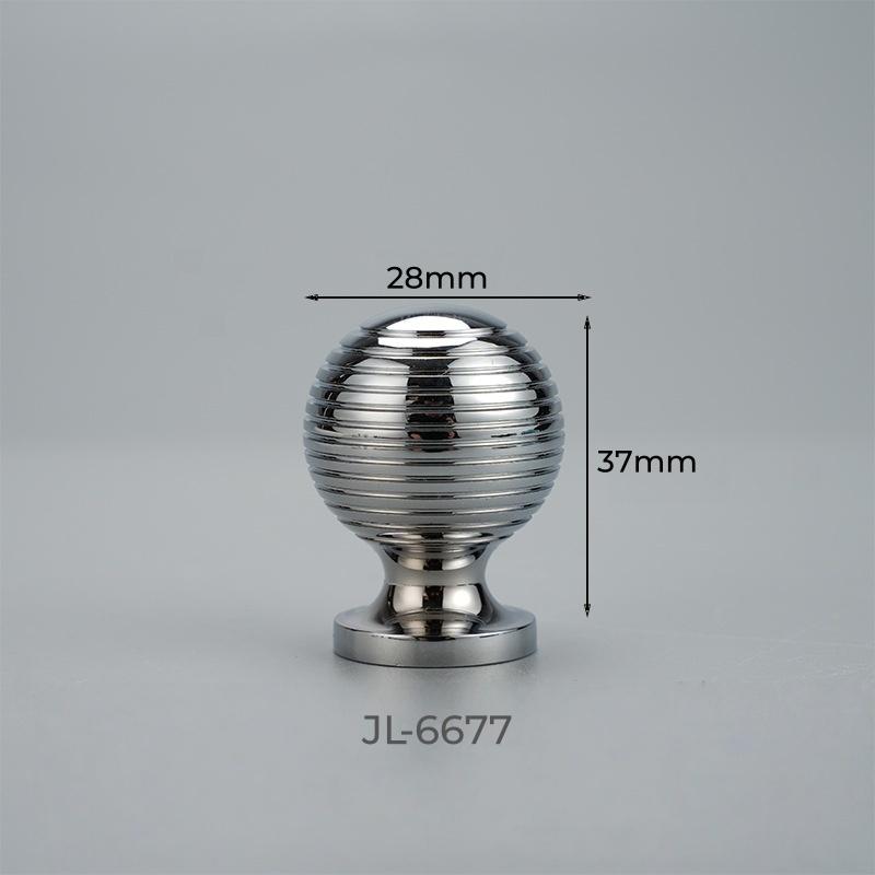 Solid Brass Spherical Cabinet Knob Single Hole Pull Handle for Modern Cabinets Drawers Wardrobes Home or Hotel Use