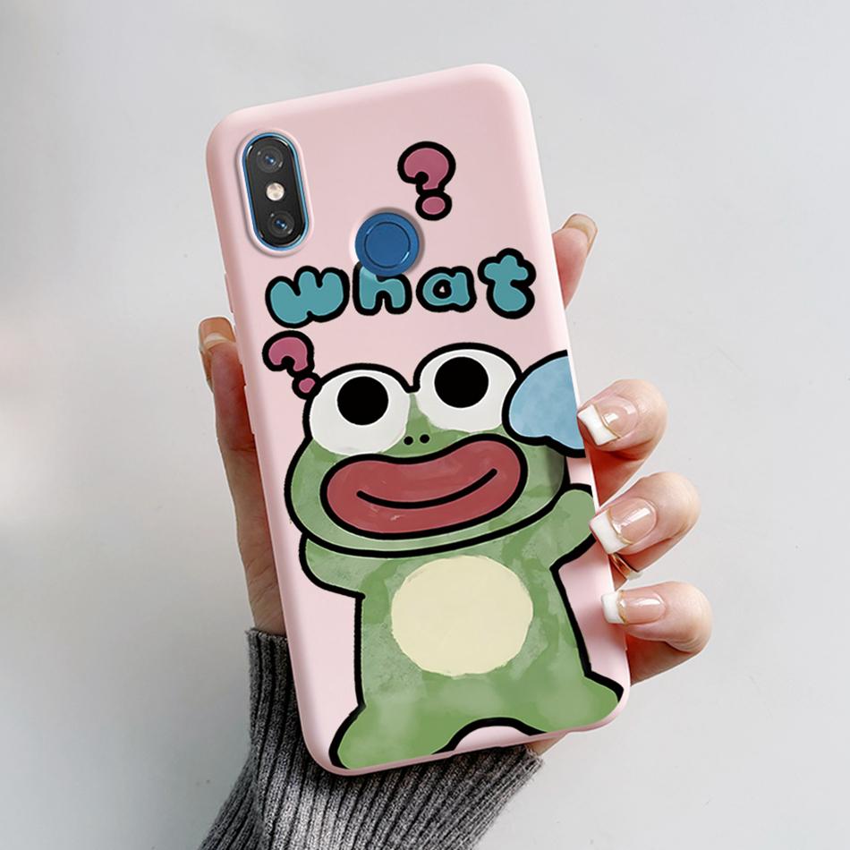 For Xiaomi Mi 8 6.21" Case Cute Bear Cartoon Cat Soft Silicone Shockproof Cover For Xiaomi Mi8 M1803E1A Bumper Phone Case Fundas