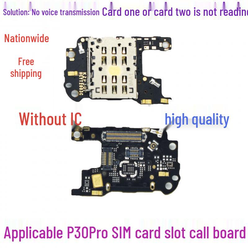 Huawei P30 Pro Microphone & Signal Antenna Board with SIM Card Slot & Tail Plug Cable