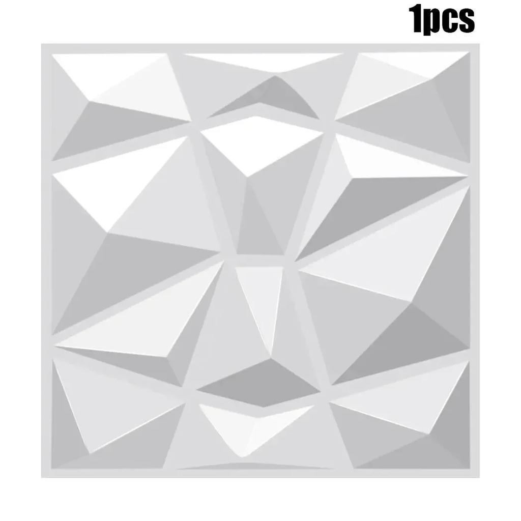 3D Biały Dekor Panele Ścienne Wewnętrzne Tapeta Piankowa Okładzina Plastikowa Płytki PCV Wilgoć Panele Wewnętrzne Tło TV