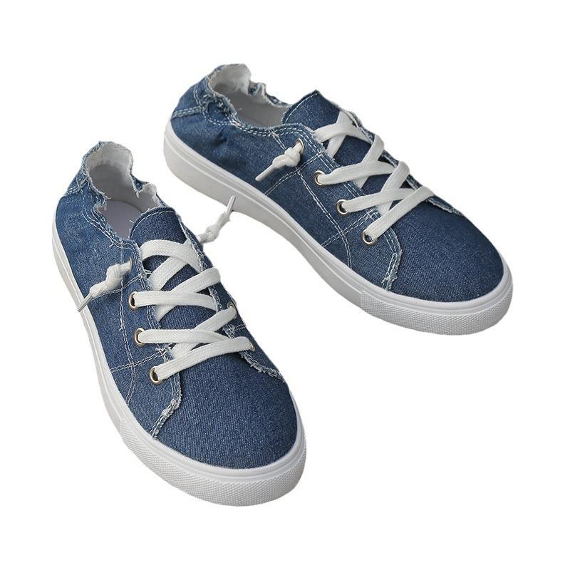 Spring and Autumn New Casual Elastic Women's Single Shoes One Pedal Lazy Fashion Comfortable Canvas Shoes Women