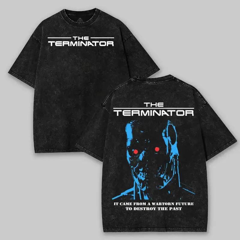 The Terminator Lightweight Acid Washed Tee, movie lover Graphic tee movie shirt S