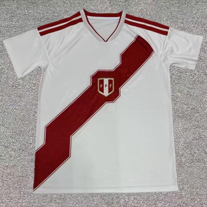Peru National Team Home Shirt - Cross-Border World Cup Fan Edition L белый