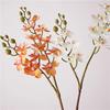 4Pcs/lot Artificial 12 Heads Butterfly Orchid Flowers Wedding Decor Fake Phalaenopsis Home Decoration Ornament Photography Props