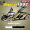1/18 Lamborghini SIAN Lightning FKP37 Supercar Alloy Diecast Model Hight Simulation Sound Light Toy Holiday Gifts for Children Collection