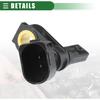 Motoforti Front Left ABS Speed Sensor,for Volkswagen Alltrack 2017-2019, ABS, No.WHT003861, Black