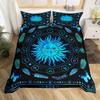 Erosebridal Sugar Skull Comforter Cover Set Skeleton Bones Duvet Cover,Gothic Moth Decor Bedding Sets Twin Magic Unicorn Rabbit Skulls Beddi