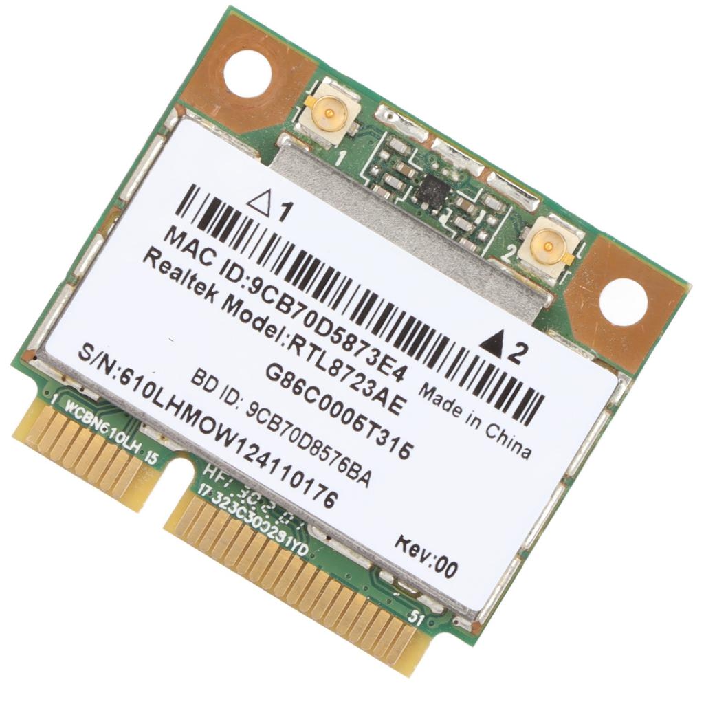 Wireless Network Card Mini PciExpress 802.11B g n 300M BT4.0 High Speed Transmission Plug and Play Network Card