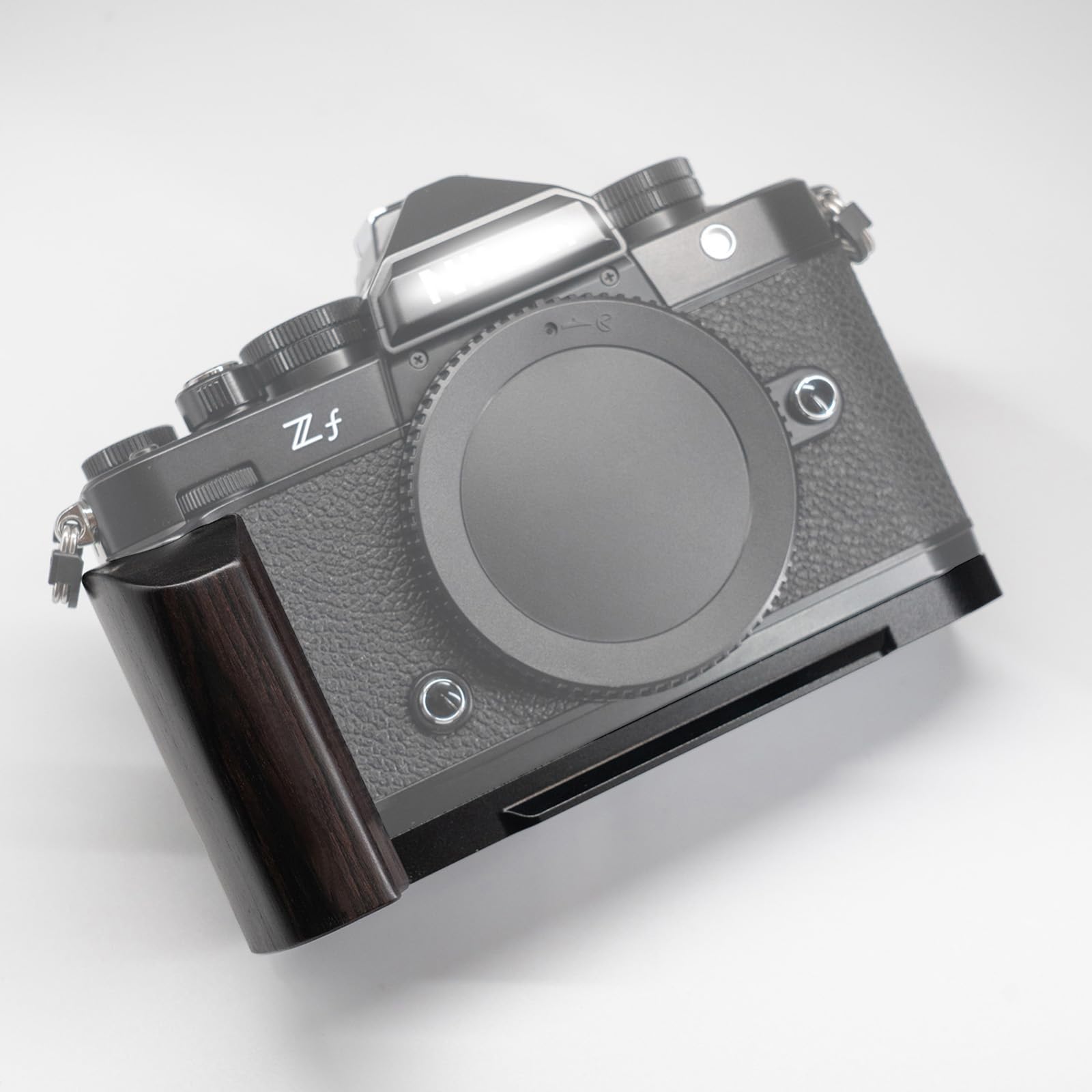 

Iborrys Premium Solid Wood Camera Compatible with Nikon Zf with Dedicated Quick Release Handcrafted with Premium Retro Natural Wood Handle Grip,