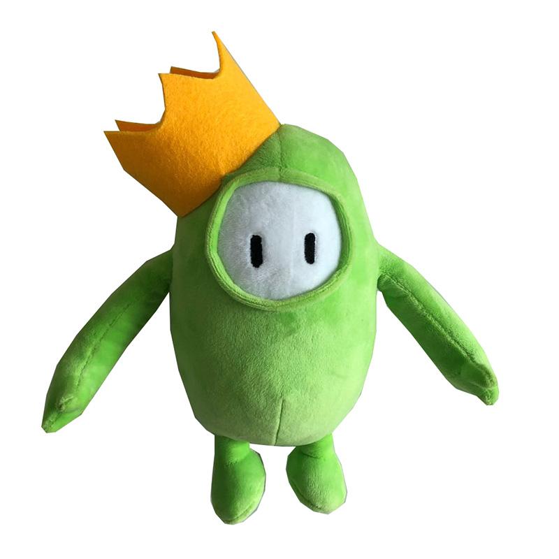

Guys Ultimate Fall Knockout Plush Toy Cute Game Stuffed Animal Doll Gift Fans Green Crown