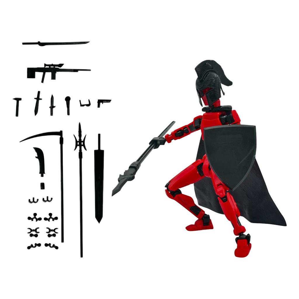 Doll 13-joint Movable 3D Printed Doll Toy 3rd Generation Dummy Doll DIY Full Body Decompression Artifact