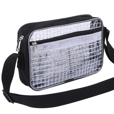 Ingenieurtasche, 8 Zoll, klein, leicht, einfache Art, transparente Schultertasche für Reinräume, 25 x 16 x 6 [GooTouch] (8 Zoll/2,4 l)
