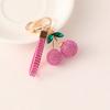 2025 New Cherry KeyChain Claw Chain Craft Full Crystal Rhinestone Women's Luxury Bags Pendant Souvenir Gifts for Family Friend