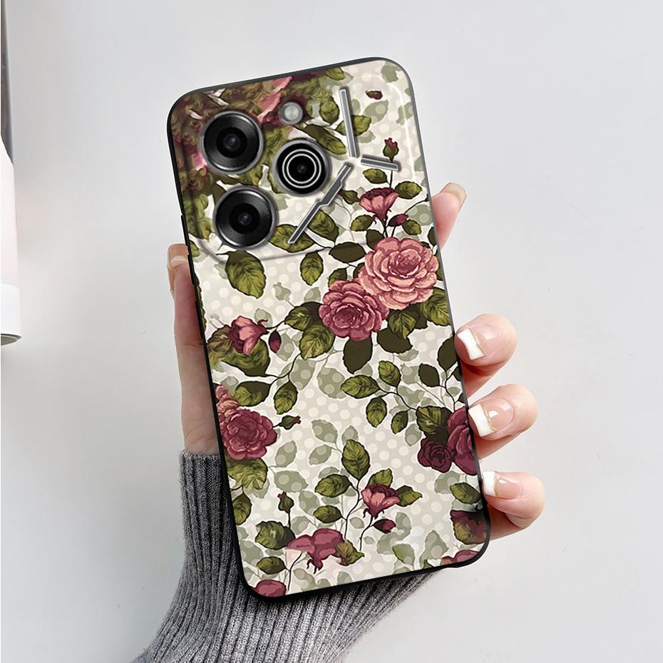 phone Case For Tecno Pova 6 Pro 5G Soft Silicone Back Cover For Tecno Pova 6 5G Case Cute Cartoon Protection Phone Cover Coque