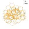 100Pcs 11Mm 12Mm 13Mm 15Mm 20Mm 30Mm Round Stainless Steel Ring For Chandelier  Bead Pendant Part Light Curtain Connector