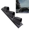 1pcs Black Car Three Hole Mount Gauge Holder Universal 52mm A-Pillar Pod Gauge Holder Only for Left Hand Drive Cars