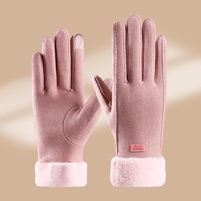 Women's Gloves Warm Windproof Winter Gloves For Women Cold Resistant Touch Screen Gloves Finger Gloves Halloween Accessories
