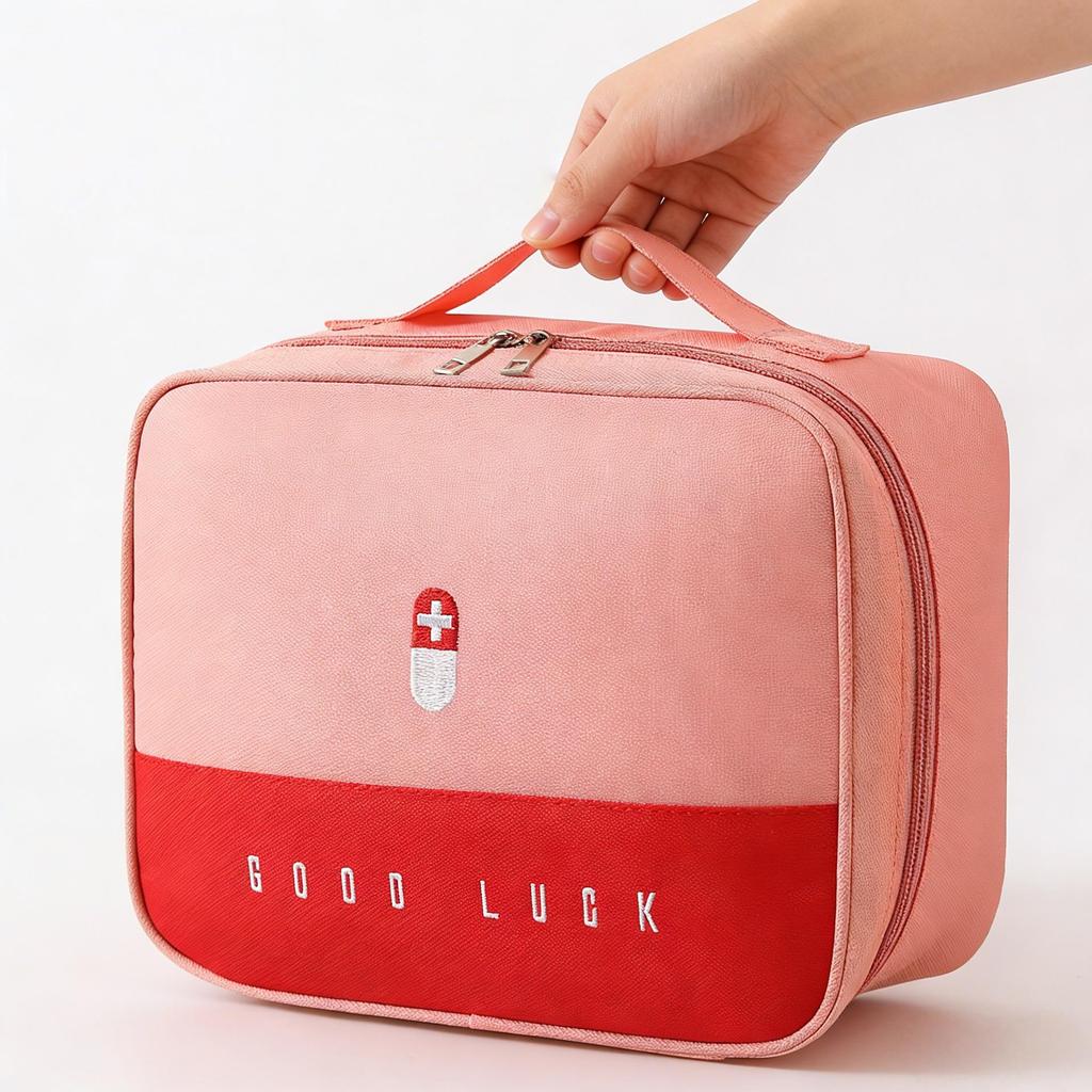 Portable First Aid & Medicine Bag for Students
