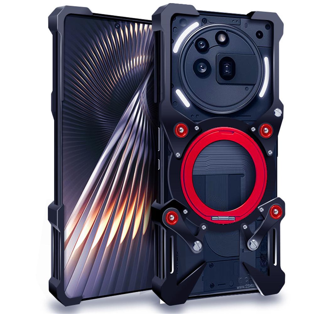 

Ни за что Телефон (3a) Противоударный чехол-подставка из алюминиевого сплава, магнитная крышка для телефона с ремешком на запястье Black